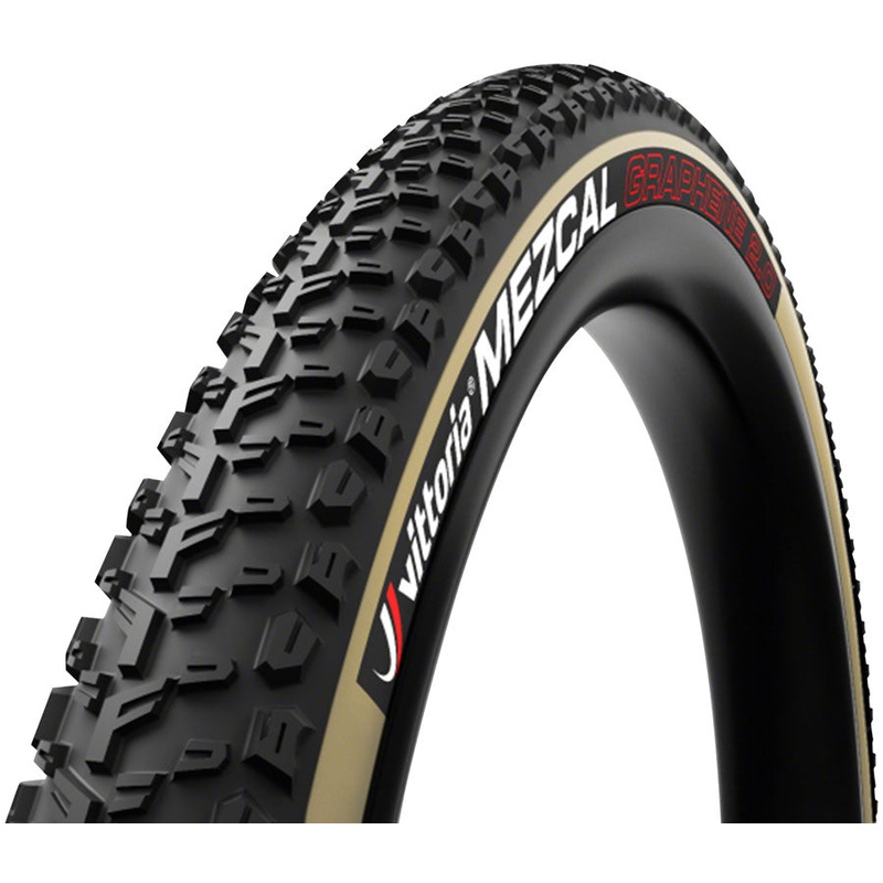 Vittoria Mezcal III Tire – 29 x 2.25, Tubeless, Folding, Black/Tan, 4C Race, G2.0