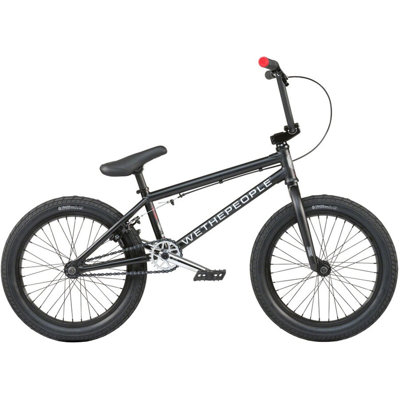 We The People CRS 18″ BMX Bike – 18″ TT, Matt Black