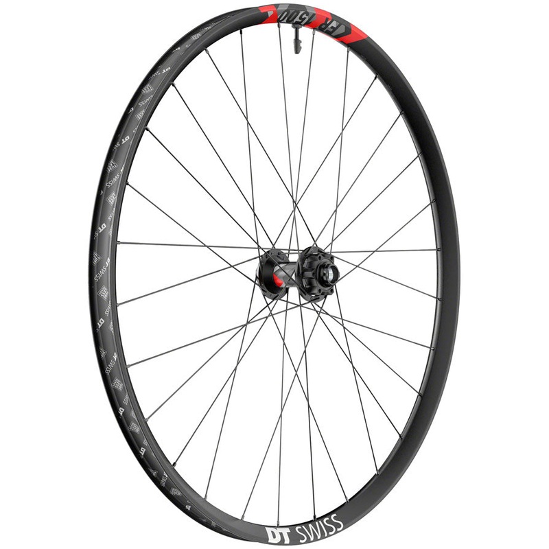 DT Swiss FR 1500 Classic Front Wheel – 27.5″, 20 x 110mm DH Boost, 6-Bolt, Black