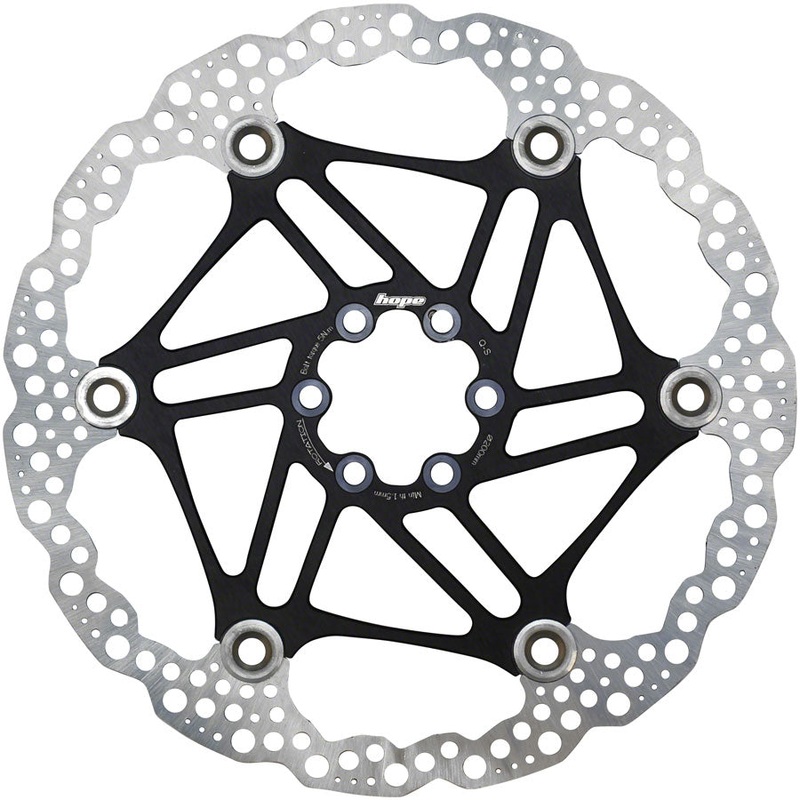 Hope Floating Disc Brake Rotor – 200mm 6-Bolt Black