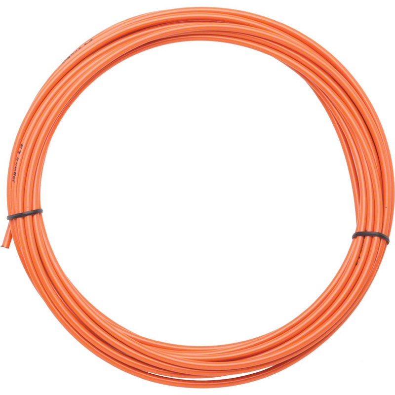 Jagwire 5mm Sport Brake Housing with Slick-Lube Liner 10M Roll Orange