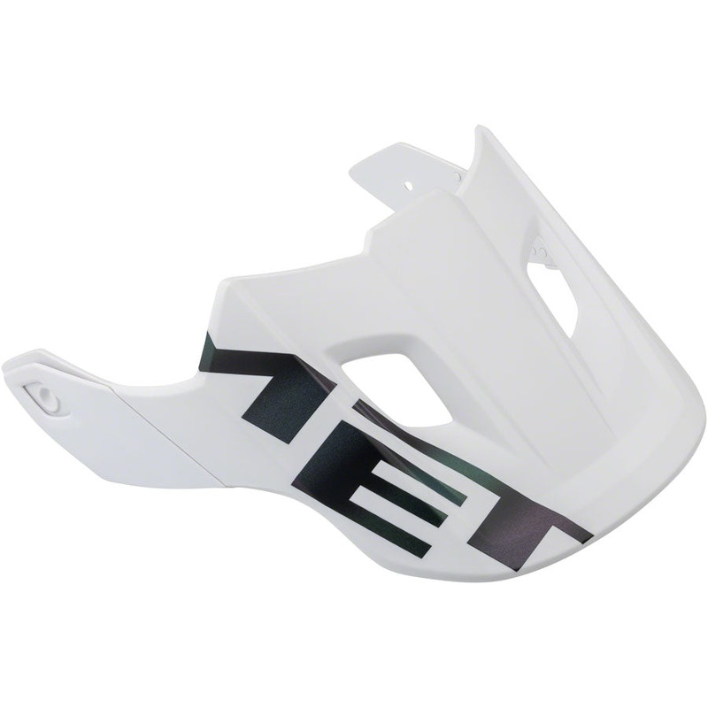MET Helmets Roam Visor – Small/Medium White Iridescent/Matte