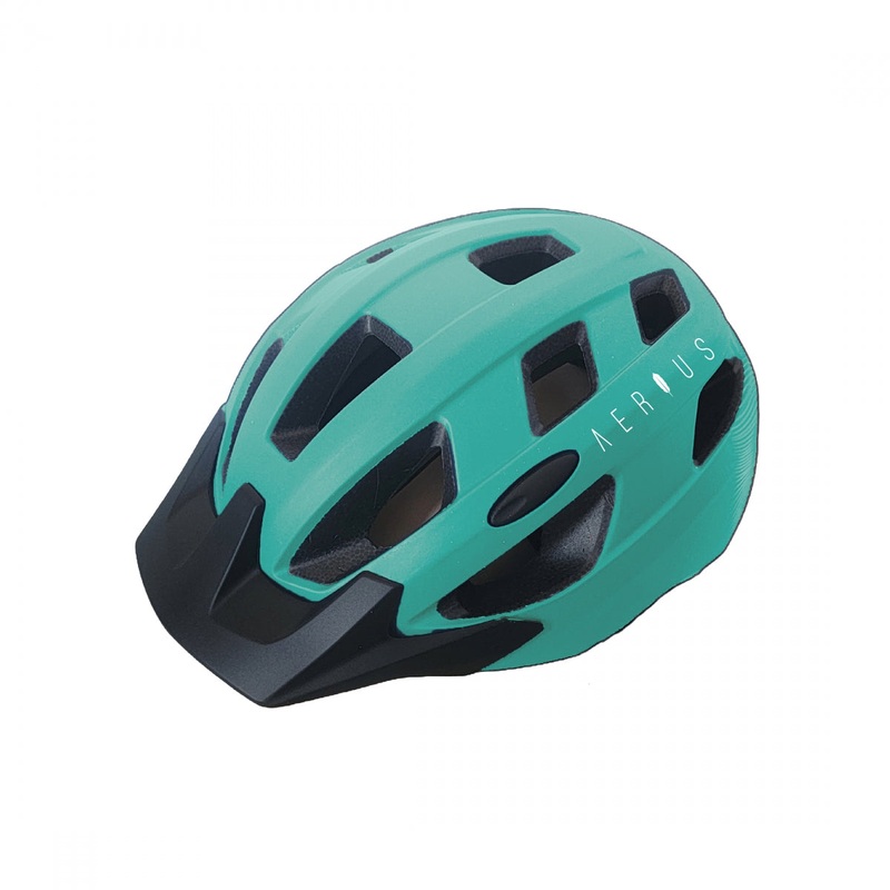 Mountain Bike Helmet Aerius Swift SM/MD 20-1/2in to 22-1/2in (52 to 57 cm) Green All Purpose