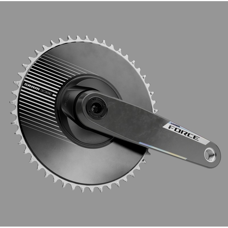 SRAM FORCE 1x E1 DUB Crankset  50T Aero, 165mm Direct Mount (BB Not Included)