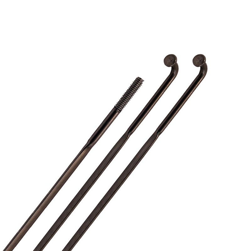 Zipp Sapim CX-Ray J-Bend Black Bicycle Spokes  Lightweight, High-Performance, Aero Design, Compatible with Sapim CX-Ray, 226-297mm Length, 3pcs 234