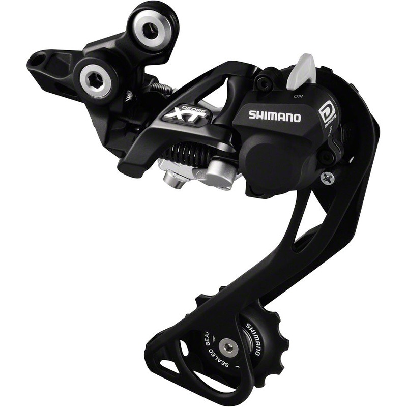 Shimano XT M786-SGS 10-Speed Long Cage DM Shadow Plus Rear Derailleur Black 10sp