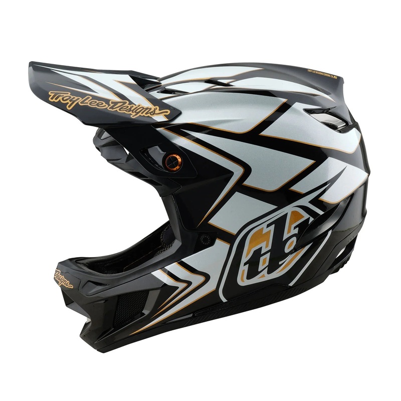 Troy Lee Designs D4 Composite Full Face Helmet – Ghostwing – White White X-Small