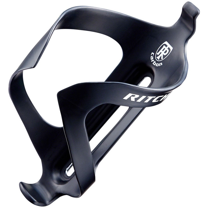 Ritchey WCS Carbon Water Bottle Cages  Lightweight, Secure Bicycle Drink Holders with Carbon Construction & Bolt-On Mounts for Cyclists Carbon/White