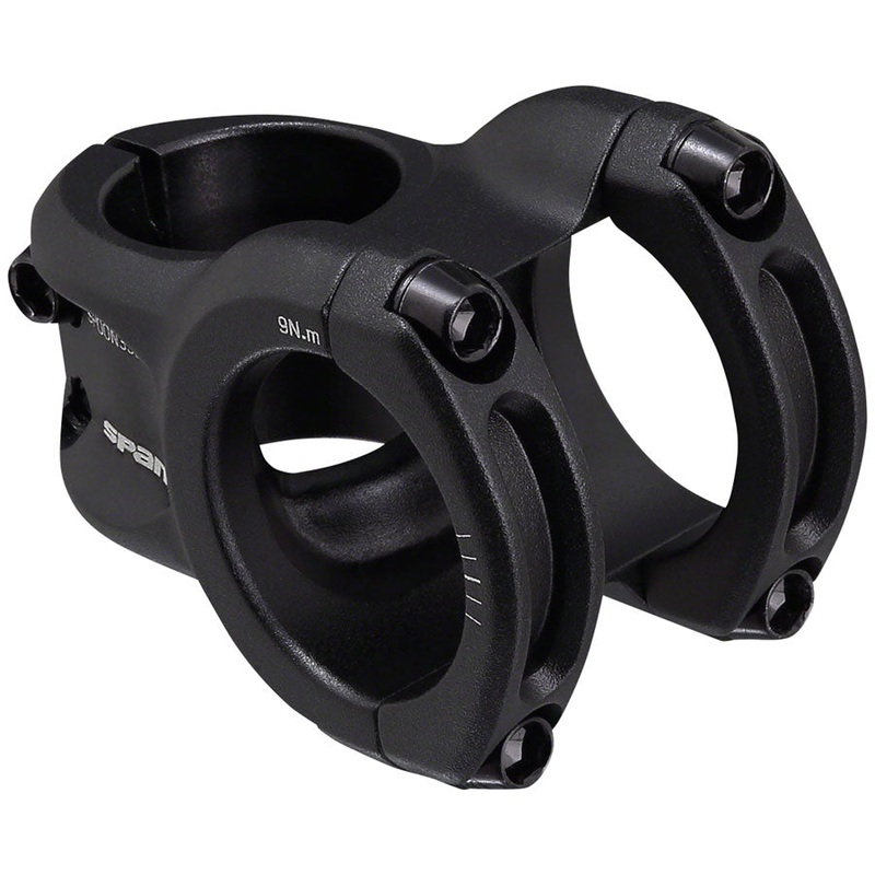 Spank Spoon 318 Stem – 33mm, 31.8 Clamp, +/-0, Black
