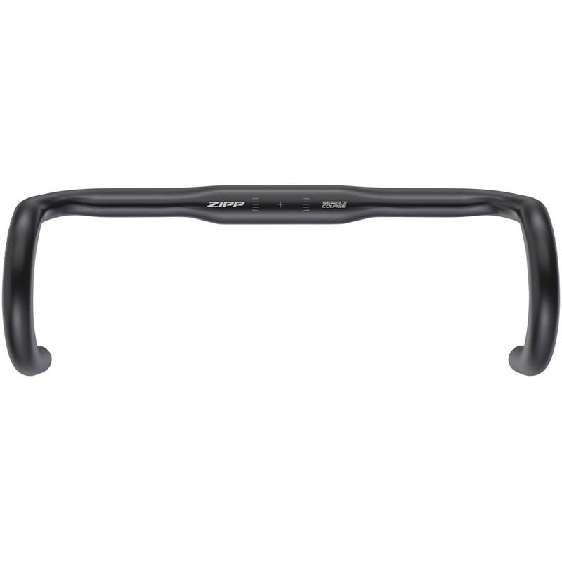 Zipp Service Course 70 Ergo Drop Handlebar 31.8mm 44cm Bead Blast Black Aluminum