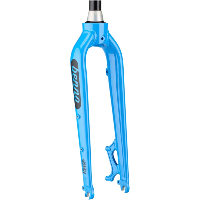 Benno Boost Replacement Fork – Aluminum, 2020-2021, QR, 24″, Post Mount, Machine Blue