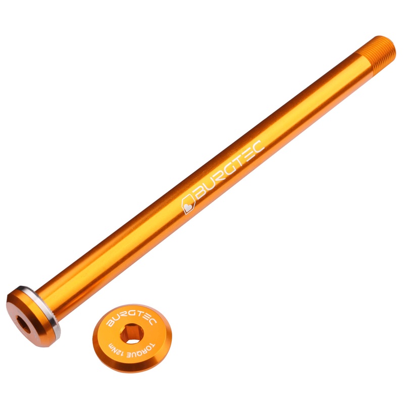 Burgtec Santa Cruz Rear Axle 12×168.5mm – Iron Bro Orange
