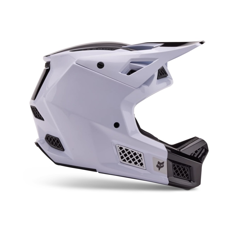 Fox Racing Rampage Pro Carbon Full Face Helmet – Intrude – CE/CPSC – White White Small