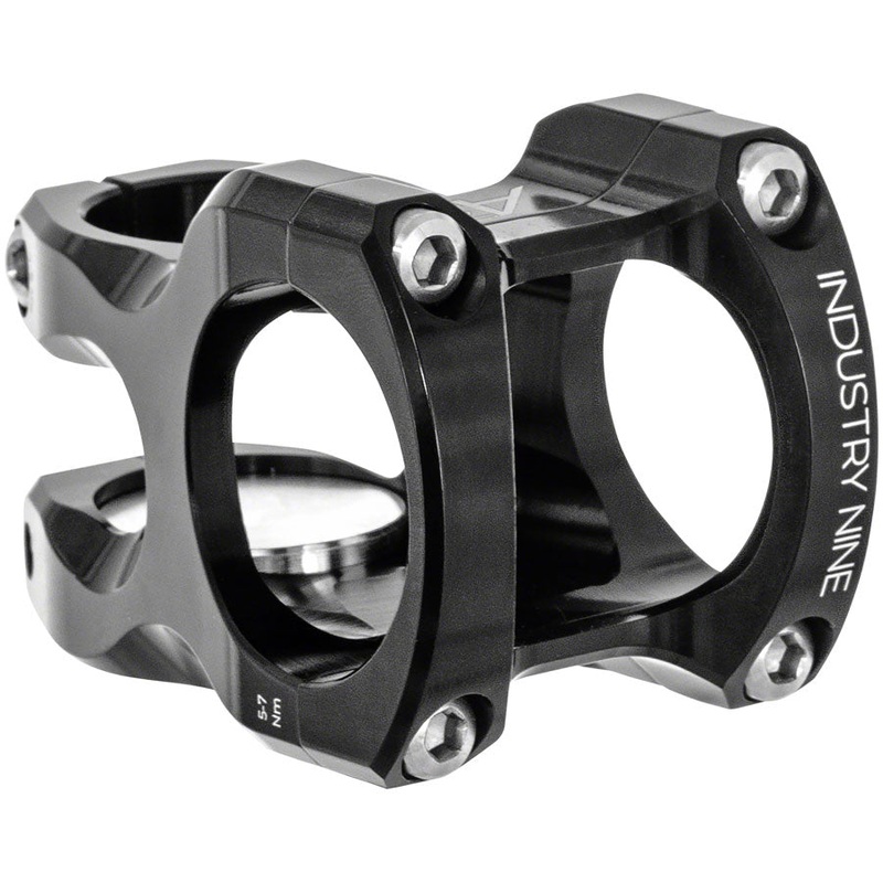 Industry Nine A35 Stem – 40mm, 35 Clamp, +/-8, 1 1/8″, Aluminum, Black