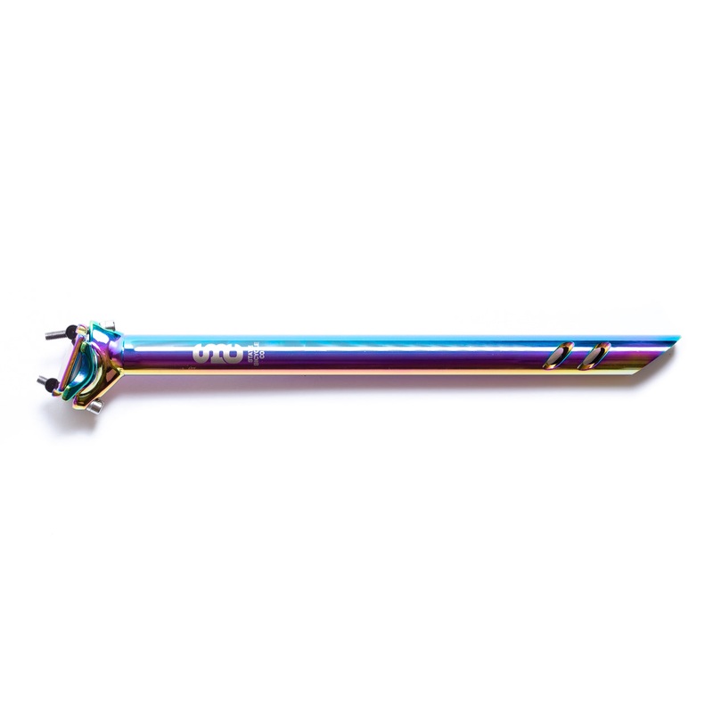 State Bicycle Co. –  “Galaxy” Oil Slick Seatpost 27.2mm