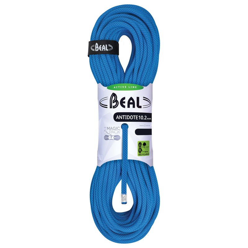 Beal Antidote 10.2mm x 60m Climbing Rope – Sleek Blue Classic Design for Active Climbers