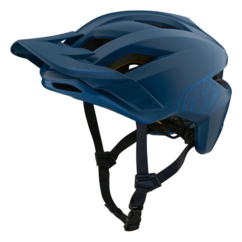 Troy Lee Designs Flowline MTB Helmet with MIPS – Youth – Point – Dark Indigo Dark Indigo One Size