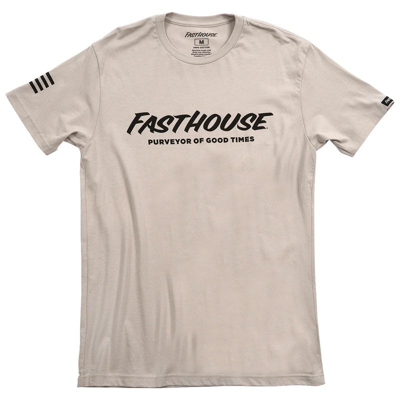 Fasthouse Logo Tee – Light Gray Light Gray Small