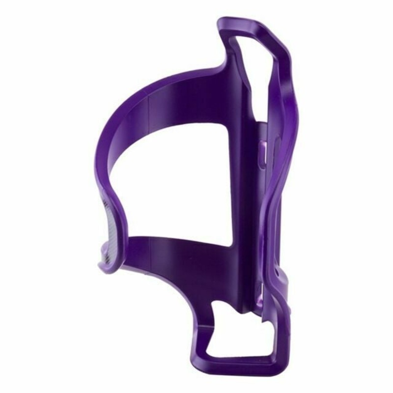 Lezyne Flow SL Enhanced Water Bottle Cage – Right Side – Purple Purple