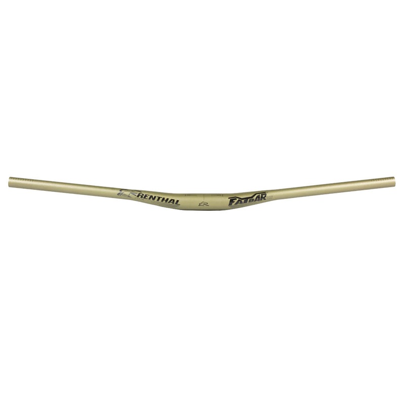 Renthal Fatbar Lite V3 35 Riser Bar, 10mm/760mm, Alugold
