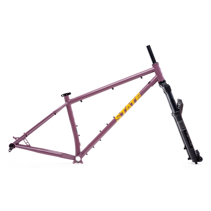 4130 Trail – Mountain Bike – Frame Set – West Sunset XS / S – 38cm – ( Riders 5’1″ – 5’5″) Frame & Fork Set