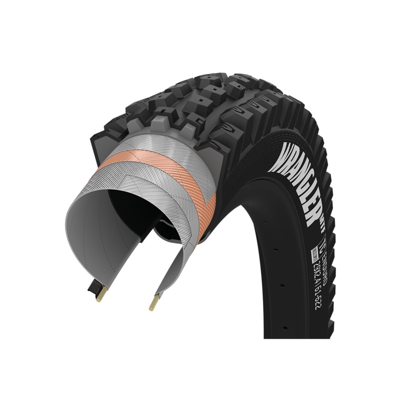 Goodyear Wrangler Enduro MTF 29″ Folding MTB Tire – Front Black 2.4″