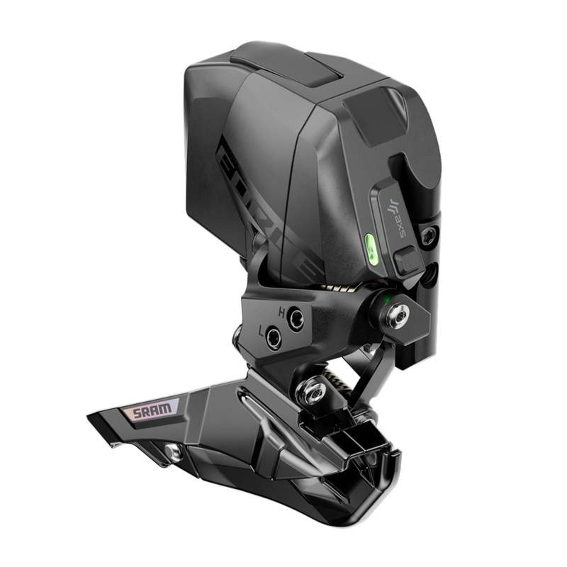 SRAM Force AXS Front Derailleur – 2×12-Speed, Braze-on, (Battery Not Included), Black, E1