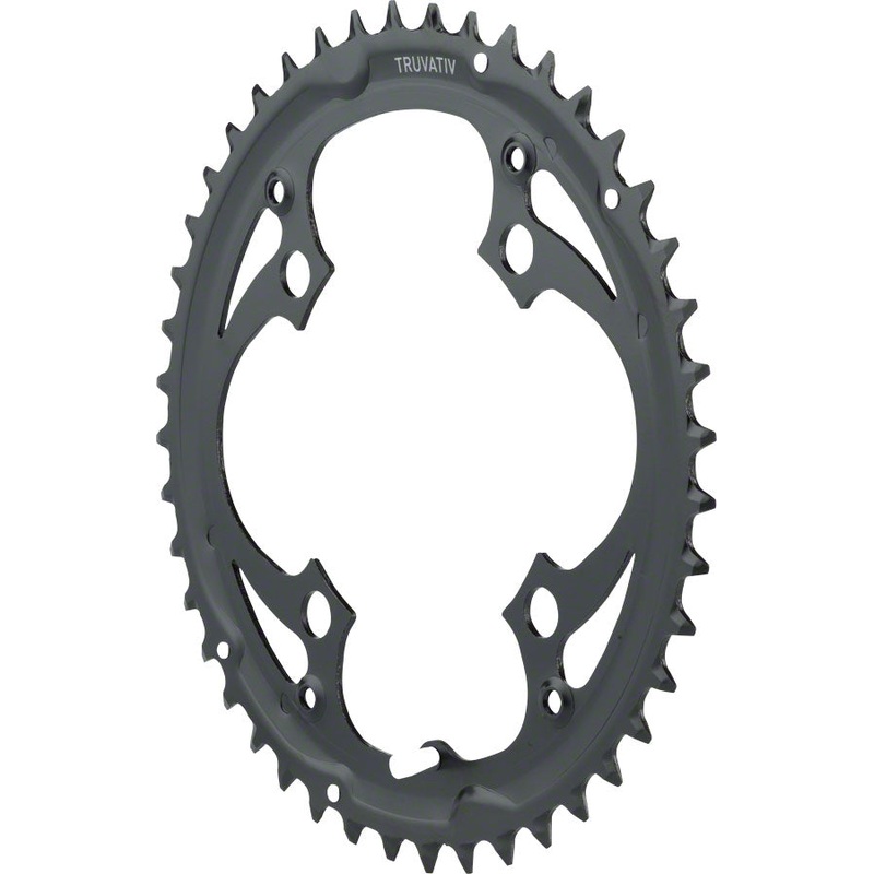 TruVativ Trushift Chainring 44t 104 BCD 8/9/10/11-Speed Steel Black V4 RD MTB