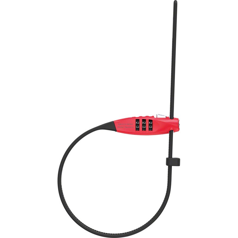 Abus Combiflex Travel Guard Combo Lock – Red