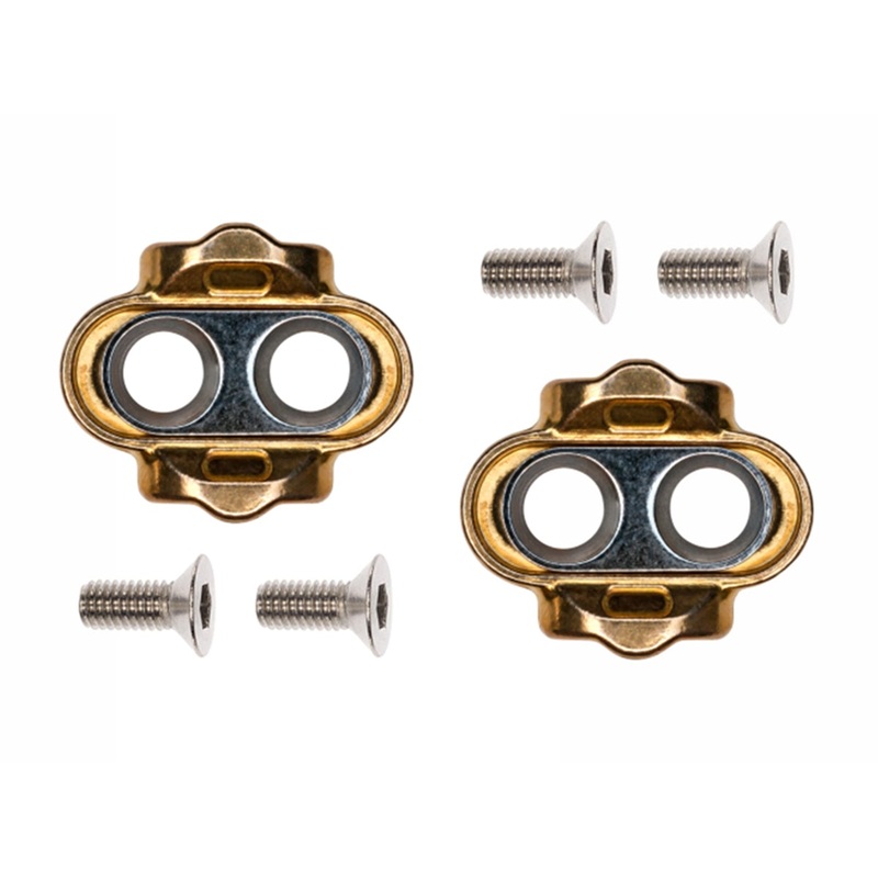 Crank Brothers Zero Float Cleats – Brass Brass Pair