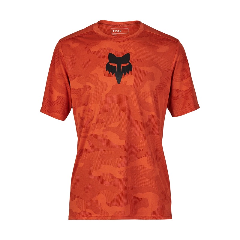 Fox Racing Ranger Tru Dri Short Sleeve MTB Jersey – Atomic Orange Atomic Orange Small