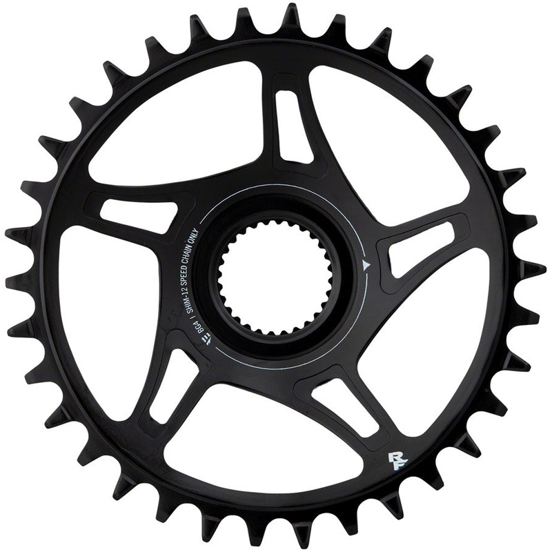RaceFace Bosch G4 Direct Mount Hyperglide+ eMTB Chainring (52mm Chainline) – 34t, Steel, Requires Shimano 12-speed HG+