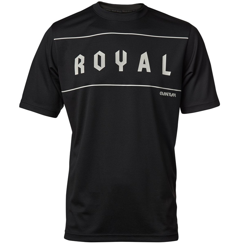 Royal Quantum Short Sleeve MTB Jersey – Black Black X-Small