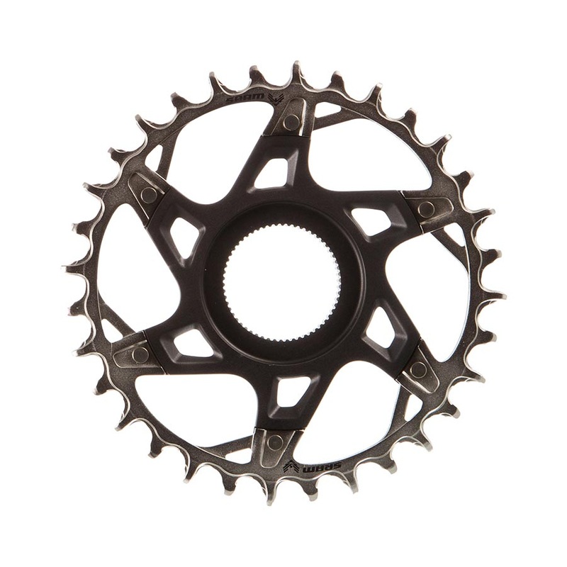 SRAM XX T-Type Fazua Chainrings  32 & 34 Teeth, Aluminum/Steel, 12-Speed, Direct Mount, Narrow-Wide X-Sync 2, EN 15194 Certified Bike Parts 32