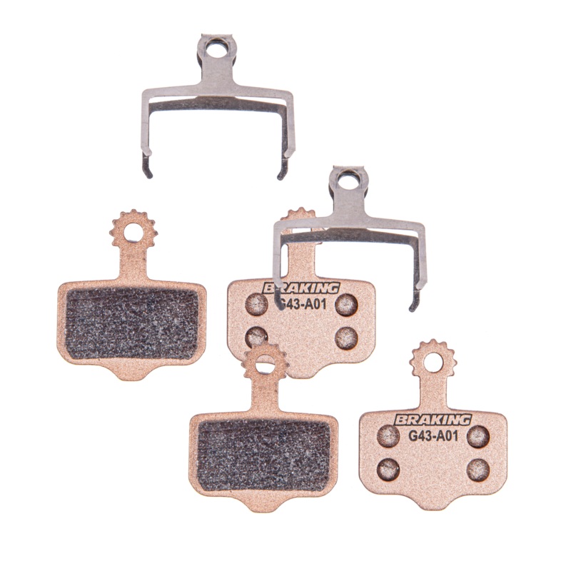 Braking Italy Sintered Disc Brake Pads Bundle for SRAM Level-T TL & SRAM Road/XX/X0 Avid Elixir