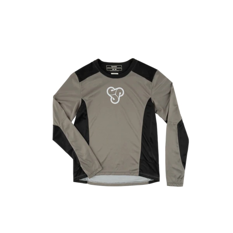 Sombrio Vanquish Long Sleeve MTB Jersey – Trilogy-Milky Coffee Trilogy – Milky Coffee Small