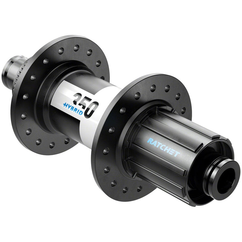 DT Swiss 350 Hybrid Rear Hub – 12 x 148mm, Center-Lock, HG 11 MTN, Black, 32h, 24pt