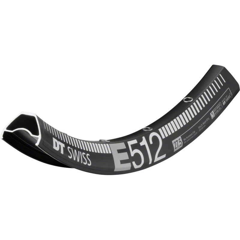 DT Swiss E 512 Rim – 27.5″, Disc, Black, 28H