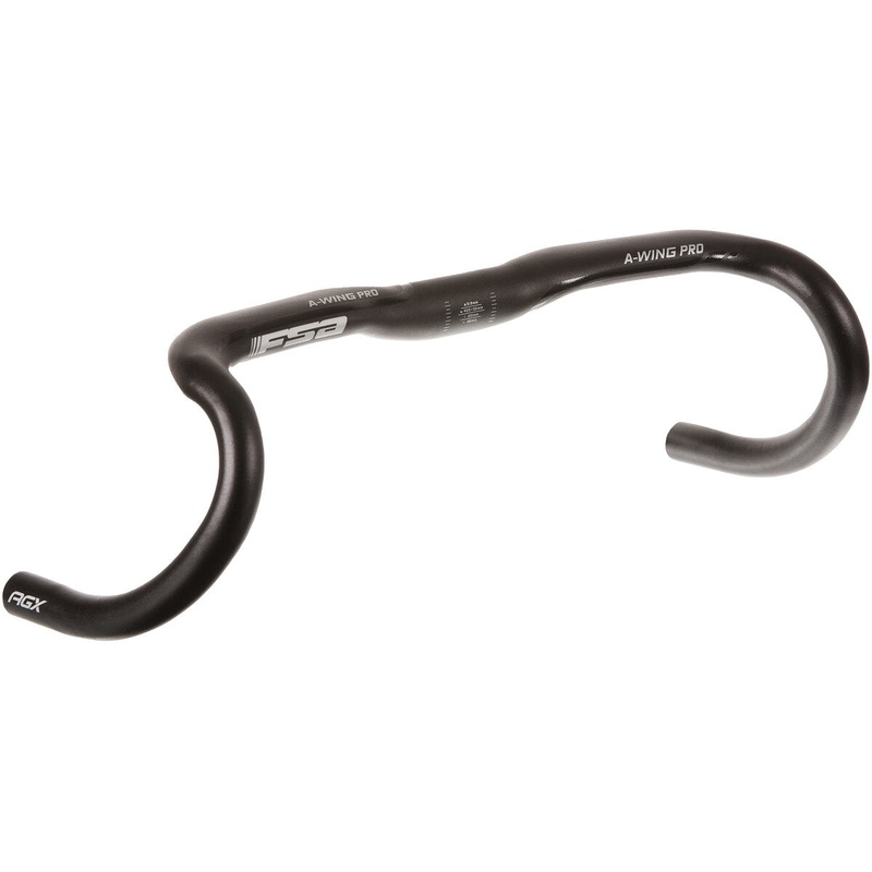FSA A-Wing Pro AGX Gravel Drop Handlebar – Black Black 42cm – 31.8mm