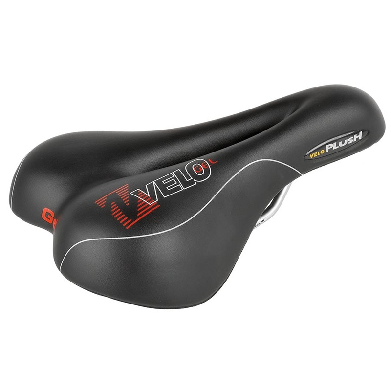 Velo Plush Gel D2 Saddle 255 x 177mm 477g Black