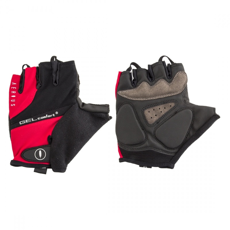 Aerius Gel Glove Red SM Unisex Fingerless