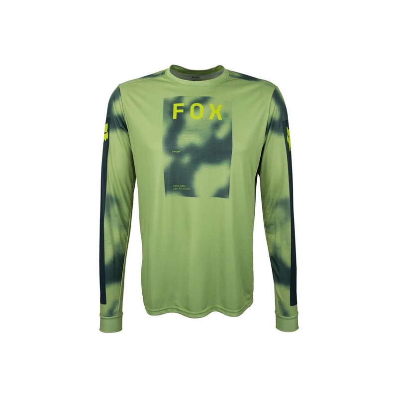 Fox Racing Ranger Long Sleeve MTB Jersey – Taunt – Pale Green Pale Green Small