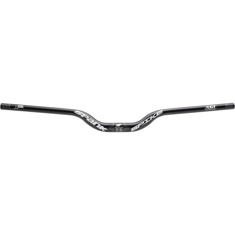 Spank Spike Race Bars 800mm Wide, 50mm Rise, 31.8mm Clamp Matte Black