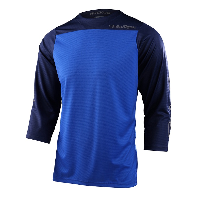 Troy Lee Designs Ruckus 3/4 Sleeve MTB Jersey – Solid – Navy – 2023 Navy Small