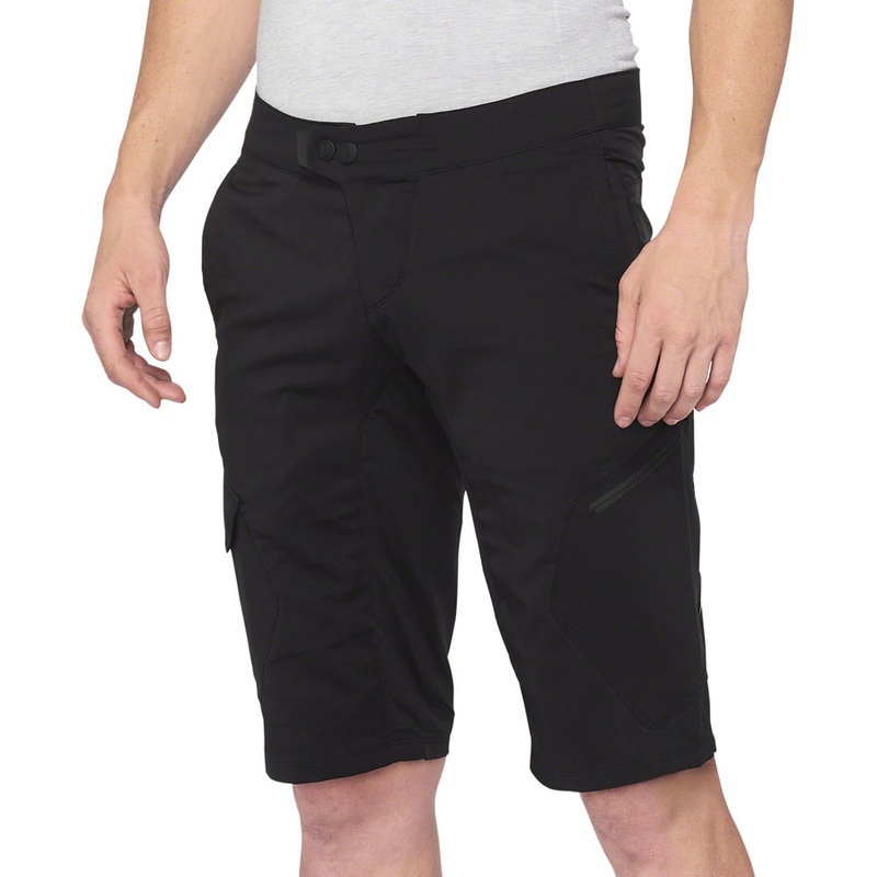 100% Ridecamp Shorts – Black Mens Size 36