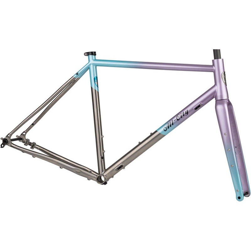 All-City Cosmic Stallion Ti Frameset – 700c/650b, Titanium, Laser Prism, 49cm
