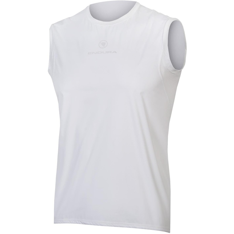 Endura Translite Windproof Sleeveless Baselayer – White White Small