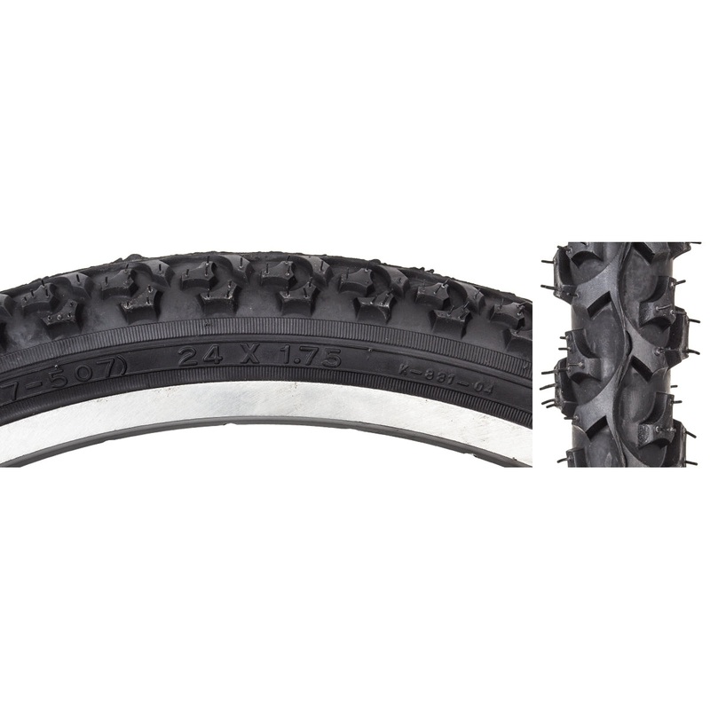 Sunlite MTB Alpha Bite 24 x 1.75 PSI 65 Clincher Wire Black/Black Reflective MTB