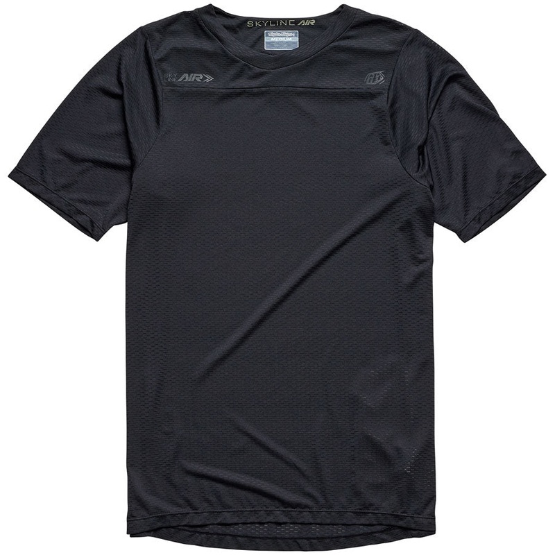 Troy Lee Designs Skyline Air Short Sleeve Jersey  Mono Black, X-Large