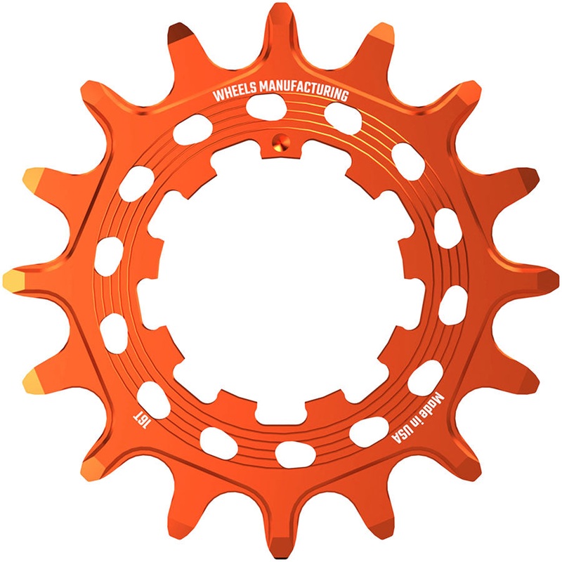 Wheels Manufacturing SOLO HG Cog – 16t, Fits SOLO-HG Kits, Orange